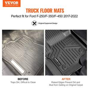 Tapis de sol automobiles Ford F-250/F-350/F-450 2017-2022, ensemble de 3 pièces pour voitures - Product Image 2