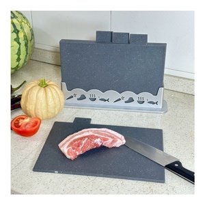 Set di 5 Utensili da Cucina Senza BPA, Tagliere in Granito Ecologico e Utensili in PP per Cucinare - Product Image 4