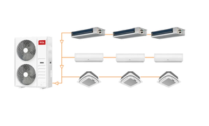 <span class=keywords><strong>TCL</strong></span> onduleur de haute qualité VRF HVAC Systems Multi-Split R410A Climatiseurs centraux pour la maison chambre électrique 1 an voitures hôtels - Product Image 2