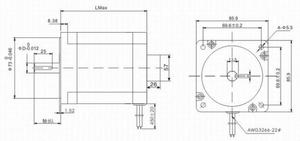 Motor de 34 mm de Alta Calidad de Shenzhen, 2 Fases, CA, Circuito Cerrado, con Torque, Híbrido, Impermeable - Product Image 4