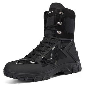 Nouvelles bottes tactiques d'été 2025 unisexes en microfibre, montantes, pour le désert, chaussures de travail tendance et rehaussantes - Product Image 3