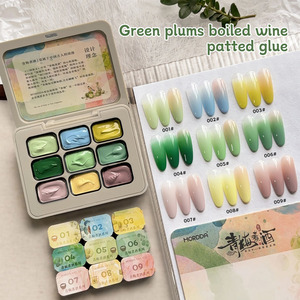 Vente en gros de vernis à ongles sans hema de haute qualité, palette de crème gelée solide, série de couleurs, vernis gel uv - Product Image 4
