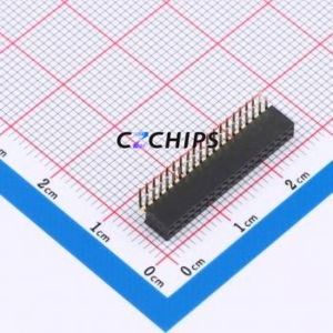 X1321FR-2x19-C43D24 Pin Socket Bent Lead Through Hole,P=1.27mm Connector 2x19P 1.27mm 1.27mm Square Hole - Product Image 1