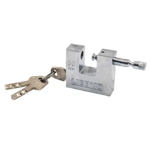 electroplating technology 50mm Lock Excellent Quality custom logo master key safety padlock electroplate