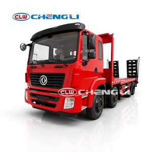 <b>Flatbed</b> Tow <b>Truck</b> Flat Bed Towing Efficient 350 HP Dongfeng Huashen 8X4 Heavy-Duty <b>Flatbed</b> <b>Truck</b> - Product Image 1