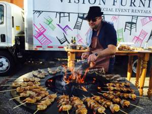 Asador de Carbón Rectangular para Brochetas - Product Image 2