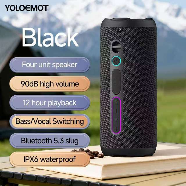 Wholesale IPX7 Dual  Speakers TWS Pairing Extral Long Battery Life Soaking in Outdoor Rainstorm