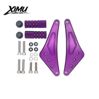 Repose-pieds avant exclusifs XIMU en alliage d'aluminium CNC pour passager, idéaux pour les motos Light Bee - Accessoires moto