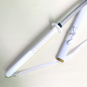 Espada de Madera de Bleach de 110 cm, Espada de Kuchiki <span class=keywords><strong>Rukia</strong></span> de Bleach, Accesorio de Cosplay de Anime, Cosplay de Comic Con - Product Image 4
