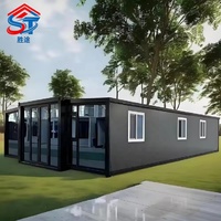 Casa Prefabricada de Panel Sándwich Expandible y Transpirable de Diseño Personalizado, con Techo Inclinado, Portátil, Modular, Mini Casa, Hotel, Resort Forestal