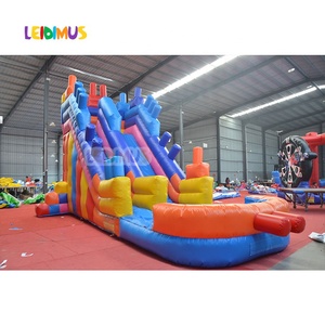 Khối xây dựng Inflatable Bouncer thương mại Inflatable thư bị trả lại nhà Combo Mặt Trăng Đi Bộ lâu đài bouncy với trượt cho trẻ em - Product Image 4