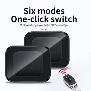 ตาปีศาจสำหรับปรับกระจกมองหลังพร้อมรีโมทควบคุมรถยนต์มอเตอร์ไซค์ไฟ LED หลายโหมด - Product Image 3