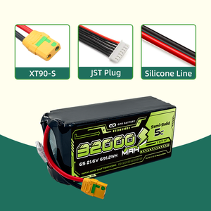 แบตเตอรี่กึ่งแข็งความหนาแน่นสูง 320wh/kg 350wh/kg จากจีน ขายดี 16000mah 22000mah 30000mah 32000mah สำหรับโดรน UAV - Product Image 4