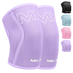 Mkas Thể Thao Bóng Rổ Nhiều Màu Nén Đàn Hồi Cử Tạ Neoprene Đầu Gối Thể Thao Brace Tay Áo Hỗ Trợ Đầu Gối - Product Image 1