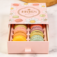 Boîte d'emballage alimentaire écologique personnalisée pour sushis, chips, bonbons, macarons, desserts, chocolats, biscuits - Boîtes rigides sur mesure