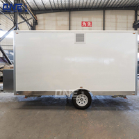 Hotdog foodtrailer restaurant fast food kiosk remorque alimentaire café food truck chariot avec équipement de cuisine bbq food trailer