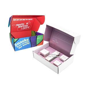 Caja de regalo de color rosa de papel, caja de correo de envío de bajo precio promocional OEM, cajas de correo de autoservicio con logotipo personalizado - Product Image 3