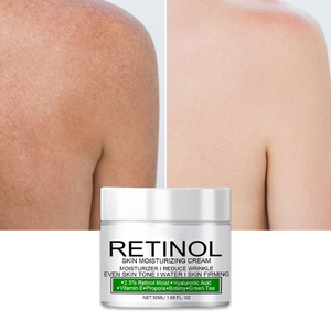 Sample Link Crème hydratante anti-âge au rétinol pour le visage à l'acide hyaluronique et à la niacinamide Crème de nuit contenant du thé vert - Product Image 4