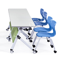 Bureaux d'école Adultes Primary Step Pad Seater Campus Mobilier scolaire Bureau de formation