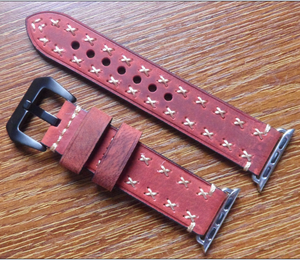 Correa de cuero <span class=keywords><strong>para</strong></span> apple <span class=keywords><strong>watch</strong></span>, correa de reloj de moda <span class=keywords><strong>para</strong></span> <span class=keywords><strong>iphone</strong></span> iwatch series 7 6 de 41mm y 45mm - Product Image 6