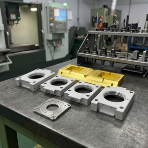 Pieza de Aluminio Fresada por CNC Vertical Personalizada (140 x 60 x 12 mm), Mecanizada con Precisión, Anodizada, para Aplicaciones Automotrices, Origen Taiwán 1 - Product Image 3