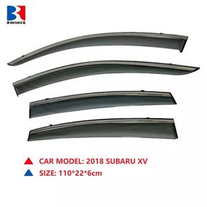 Pare-soleil et déflecteurs de vent pour portières de voiture SUBARU XV / Crosstrek 2018-2022 - Product Image 3