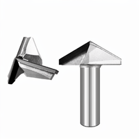 Foret en V professionnel ANGHUA PCD diamanté, queue de 12,7 mm, pour solutions de perçage CNC industrielles, outil de menuiserie pour meubles