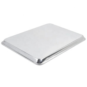 Bandeja para bollos de aluminio de 25x15cm, bandeja para perros calientes, bandeja para hornear poco profunda, bandeja para hornear para horno, bandeja para hornear de aluminio 1/8 para horno - Product Image 4