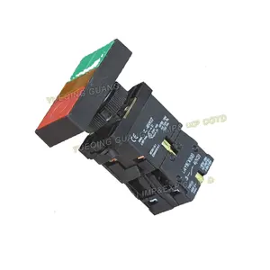 Interruptor de botão de controle instantâneo de cabeça dupla EW8365 EW8465 EW8375 EW8475 vermelho e verde embutida de alta qualidade