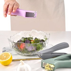 Garlic Press Manual Stainless Steel Kitchen Tool Food Grade Hand Operated Garlic Crusher For Cooking - Product Image 4