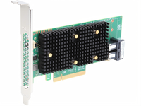 Adaptador de Almacenamiento HBA Externo de 8 Puertos, Tri-Modo, 12Gb/s SAS SATA NVMe para Servidor de Centro de Datos, Modelo 9400-8E PCIe NIC