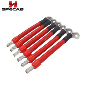 Câble d'alimentation 6AWG 600V pour onduleur avec bornes, 30/50cm, connecteur en cuivre massif, isolation en caoutchouc automobile pour <span class=keywords><strong>voiture</strong></span>, camping-car, bateau, solaire - Product Image 6