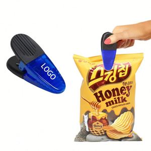 Plastic Clear Fridge Magnet Custom Logo Multi-function Food Bag Magnetic Fridge Magnet for Snack - Product Image 3