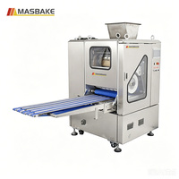 Machine à diviser et à arrondir la pâte automatique à 5 rangées en acier inoxydable, ligne de traitement de la pâte à pain de précision industrielle