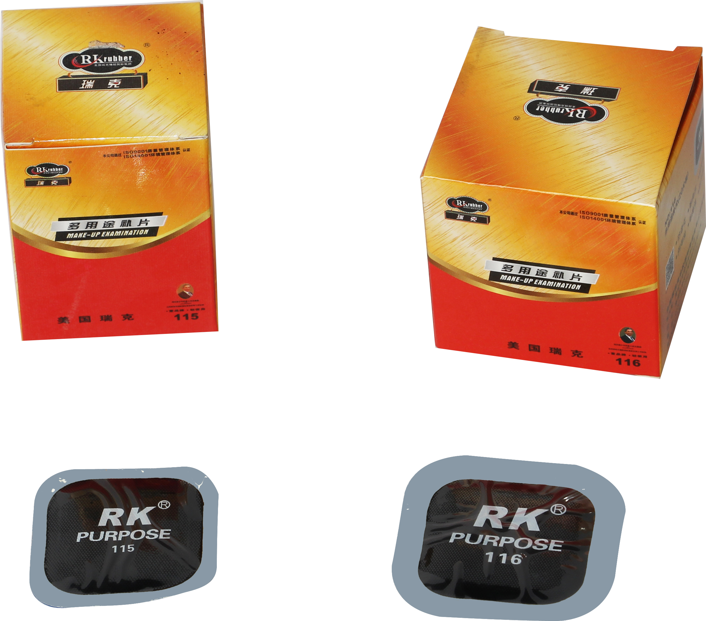 RK Brand USA Style Multi-purpose Tire Patches Vulcanization Multi-purpose Cold Patch for Tire Repair