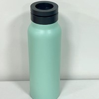 Bouteille d'eau isotherme en acier inoxydable de 24 oz, anti-fuite, pour le voyage et la randonnée, avec support de téléphone, trépied MagSafe et paille