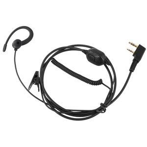 Auricular Etmy ET-ERC50J de 2 pines con conector K, dos cables, con PTT, cancelación de ruido, color negro, para walkie talkie NX1200 NX1300 - Product Image 3