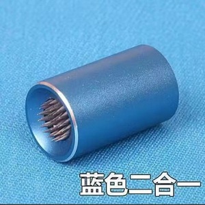 Coupe-pointe de queue de billard 2 en 1 en acier inoxydable argenté pour accessoires de billard, taille individuelle durable - Product Image 3