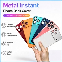 Carcasa Magnética de Aluminio para iPhone, Reemplazo de Cubierta Trasera para Modelos Antiguos