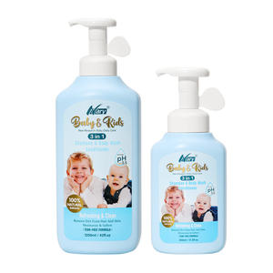 Nary Best Selling Rich Foam 3-en-1 Shampooing et revitalisant pour bébés et enfants, gel douche sans larmes, nettoyage <span class=keywords><strong>doux</strong></span> des cheveux et de la peau - Product Image 1