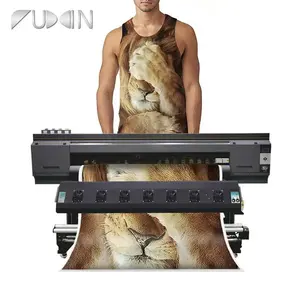 Xin flying 2023 Wrapping Paper Textile Printing Machines Simple Operation Digital Fabric Sublimation Printer With 3 Heads