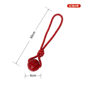 Resistente TPR palla da masticare per cani masticatori aggressivi solido rimbalzo giocattolo per allenamento all'aperto e gioco interattivo - Product Image 5