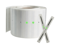 Étiquette RFID UHF personnalisée avec lumière LED 860-960 MHz EPC Gen2, étiquette adhésive intelligente pour le suivi des livres et des documents de bibliothèque, portée de lecture 0-10 m