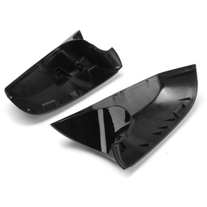 Carcasa de Espejo Retrovisor para BMW Serie 5 E60 E61, Fibra de Carbono ABS, Negro Brillante, Juego Completo, 2008-2010 - Product Image 3