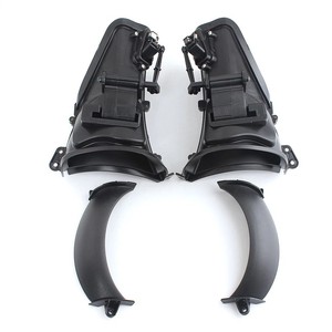 Par de Conductos de Aire Delanteros Negros de ABS de Alta Calidad, Repuesto Nuevo Compatible con Road Glide FLTRX CVO <span class=keywords><strong>Ultra</strong></span> <span class=keywords><strong>2015</strong></span>-2023 - Product Image 3