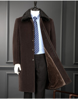 Nouveau manteau en laine pour homme de style américain, col montant, veste de costume tendance, manteau en cachemire noir pour homme