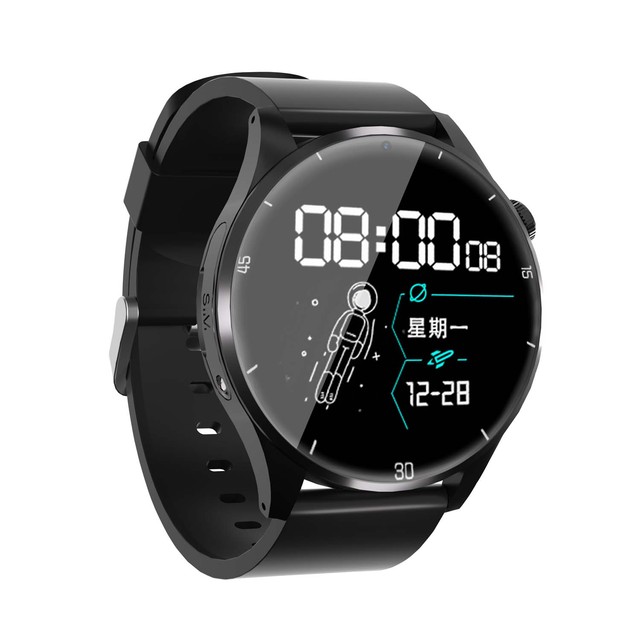 VFA93S 4G Android Smart Watch Round GPS+WIFI+LBS Tracker SOS Video Call Blood Pressure Measurement Smartwatches for Elderly