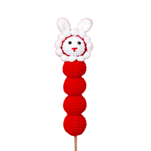 Creative DIY Knitting Kit for Girls Handmade Rabbit Animals Crochet Cartoon Gift Set Step-by-Step Video Textile Fabric Crafts
