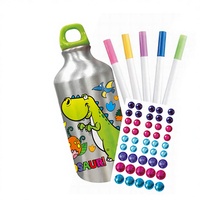 Jouets éducatifs pour enfants, peinture DIY, bouteille d'eau à dessiner avec des dinosaures, pinceaux colorés, jouets de dessin créatif