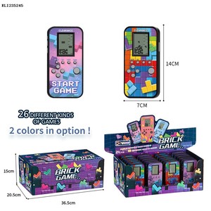 Console <span class=keywords><strong>de</strong></span> jeu portable rétro populaire Jouet <span class=keywords><strong>de</strong></span> puzzle classique pour enfants en plastique Console nostalgique classique nostalgique pour enfants - Product Image 2